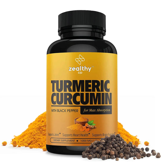 Turmeric Curcumin 1000mg - Joint & Mood Enhancer